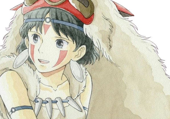 Principessa mononoke close up
